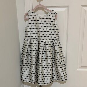 Popatu Elegant Black and White Kids Dress